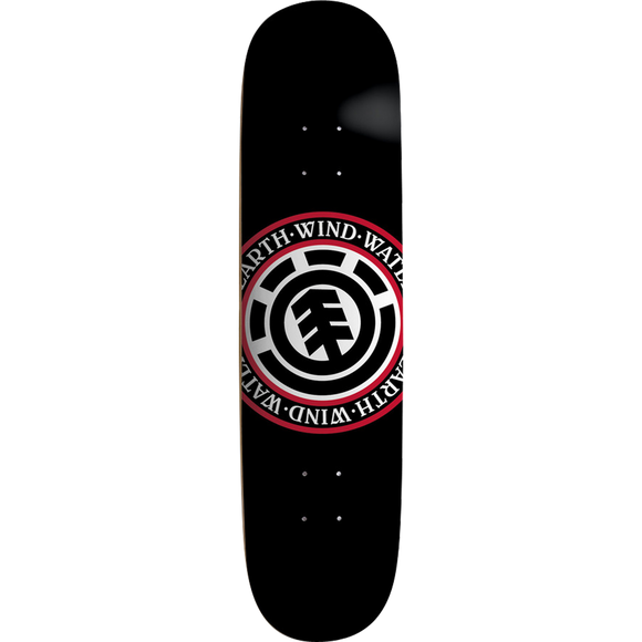 Element Seal Skateboard Deck -8.0 Black DECK ONLY