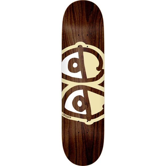Krooked Eyes Skateboard Deck -8.75 DECK ONLY