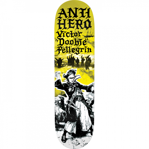 Antihero Pellegrin Wild Unknown Round 2 Skateboard Deck -8.75 DECK ONLY