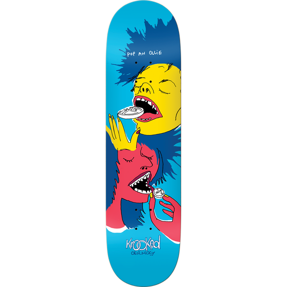 Krooked Cernicky Popped Skateboard Deck -8.38 DECK ONLY