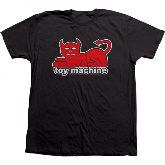 Toy Machine Devil Cat Youth T-Shirt - Black