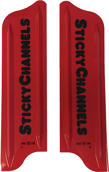 Sticky Channels 11" Red