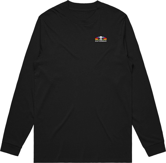 Alien Workshop Spectrum Embroidered Long Sleeve Shirt SMALL Black