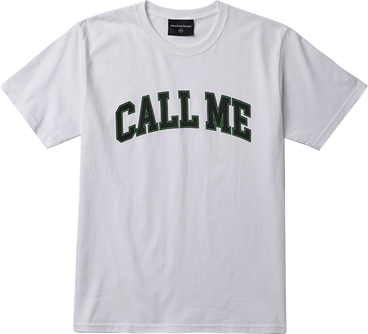 Call Me 917 Call Me T-Shirt - Size: Medium White