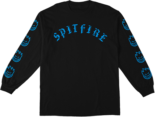 Spitfire Old E Bh Sleeve Neon Ls Size: SMALL Black