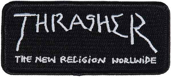 Thrasher New Religion Patch Black