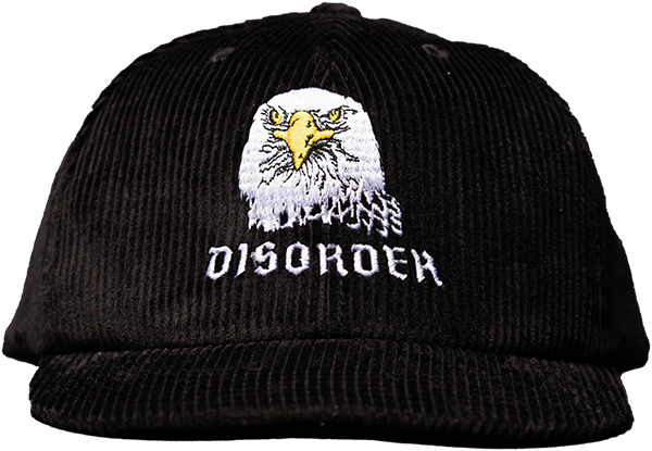 Disorder Eagle Scout Logo Skate HAT - Adjustable Black 