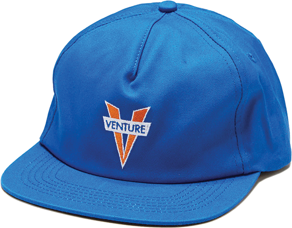 Venture Heritage Skate HAT - Adjustable Blue/Orange 