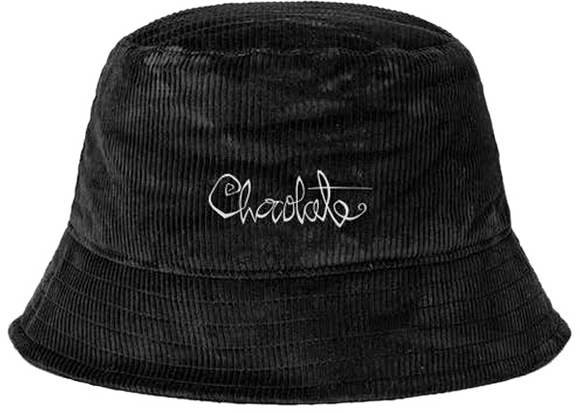 Chocolate 94 Script Cord Bucket Skate HAT - Ofm-Black 