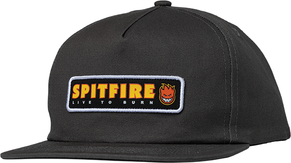 Spitfire Ltb Patch Skate HAT - Adjustable Charcoal 