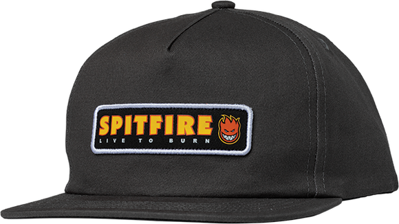 Spitfire Ltb Patch Skate HAT - Adjustable Charcoal 