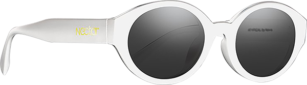 Nectar Atypical White/Black Sunglasses
