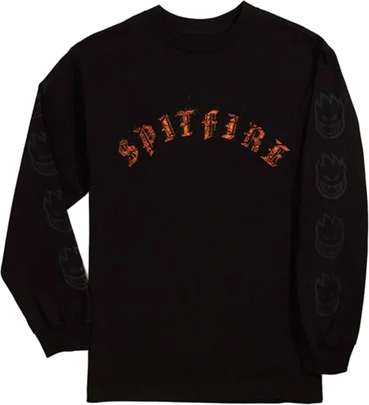 Spitfire Old E Embers Ls Size: SMALL Black