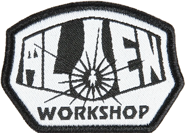 Alien Workshop Og Logo Patch Black/White