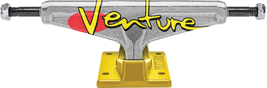 Venture HI 5.0 Team-Ed Full Bleed Pol/Yellow Skateboard Trucks (Set of 2)