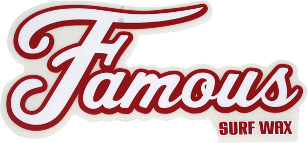 Famous Logo 6" Decal Single