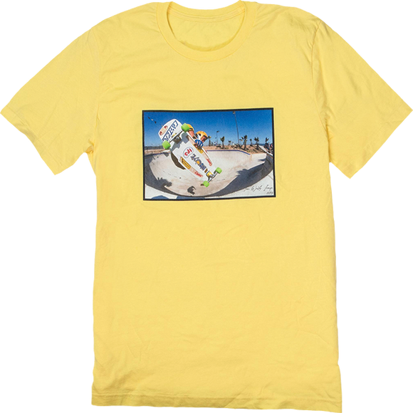 45rpm Tom (Wally) Inouye T-Shirt - Size: Large Yellow