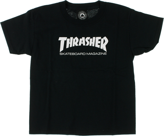 Thrasher Mag Logo Youth T-Shirt - Black