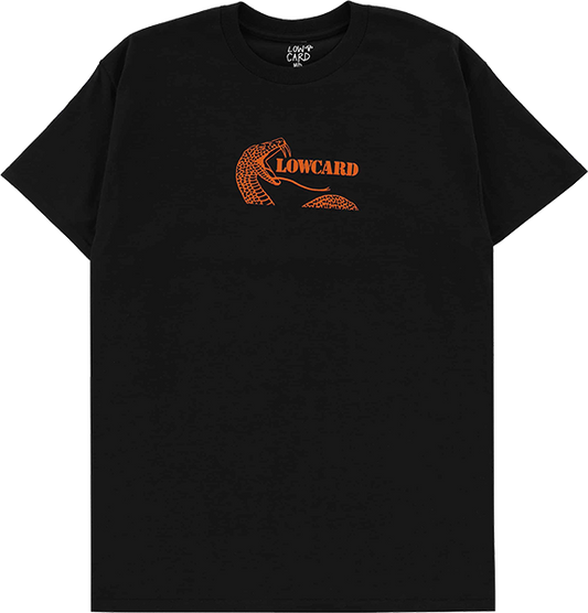 Lowcard Snake Bite T-Shirt - Size: Medium Black