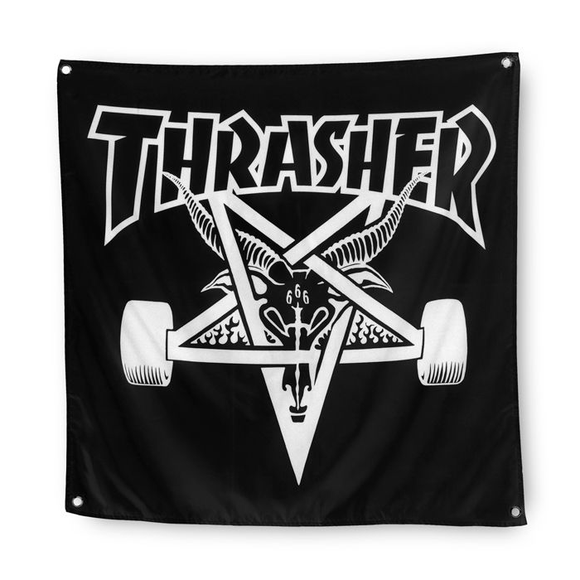 Thrasher Sk8goat Banner Black/White