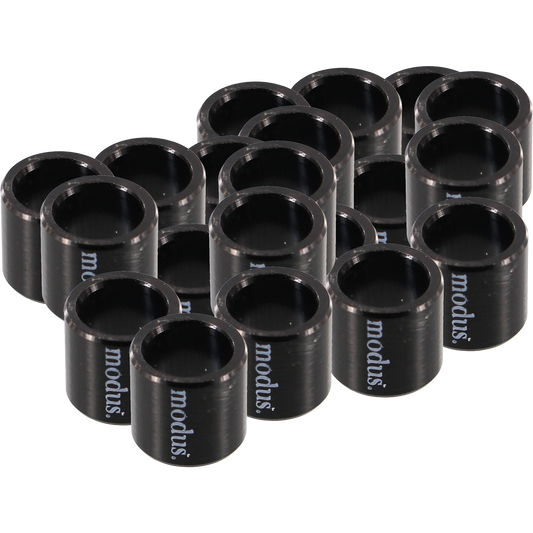 Modus 20/Pack Bearing Spacers Black | Universo Extremo Boards Skate & Surf