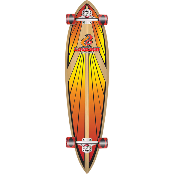 Layback Soulride Complete Longboard Skateboard -9.75x40 Red 