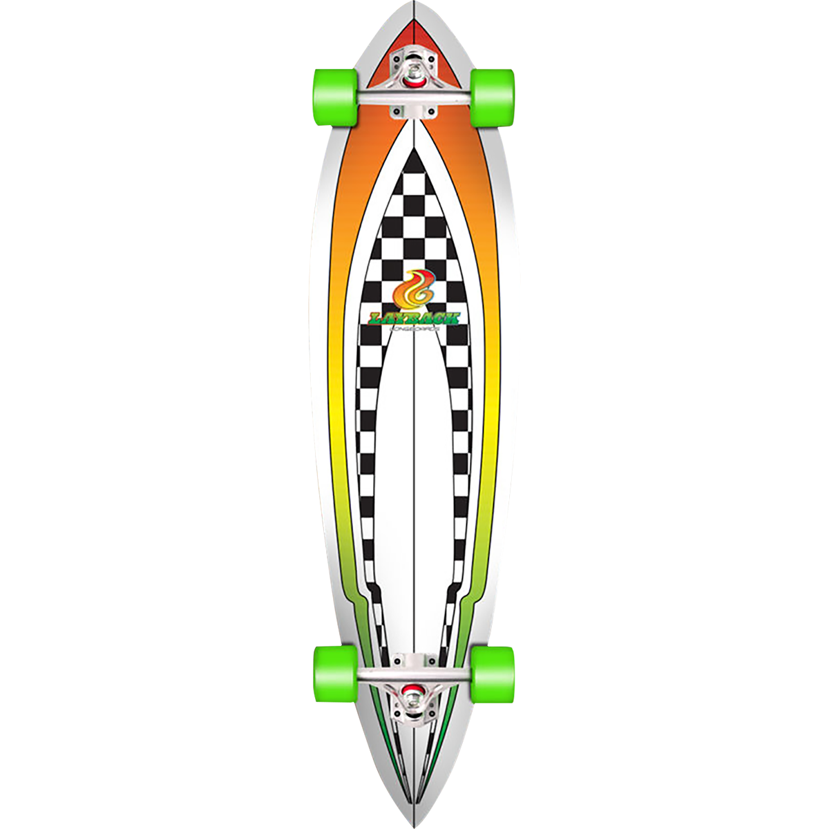 Layback Throwback Complete Longboard Skateboard -9.87x40 Blem  