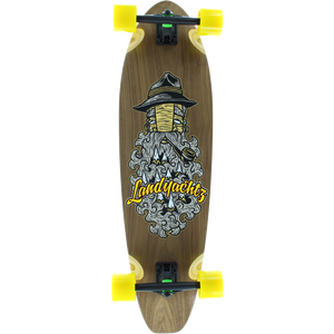 Landyachtz Fiberglass Stout Wise Guy Complete Longboard Skateboard -9.9x36 | Universo Extremo Boards Skate & Surf