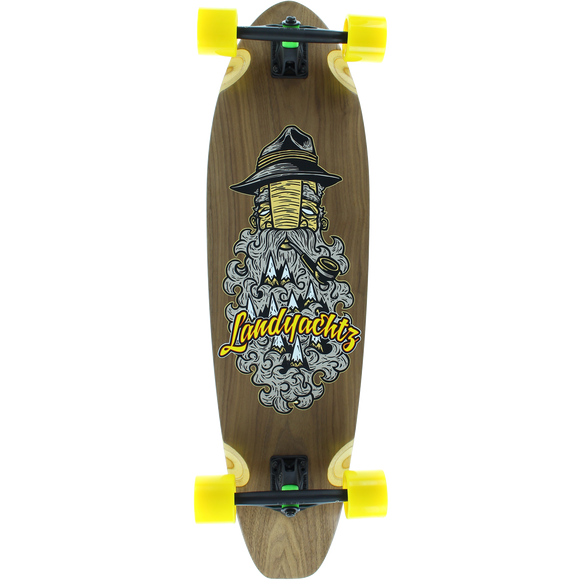 Landyachtz Fiberglass Stout Wise Guy Complete Longboard Skateboard -9.9x36 | Universo Extremo Boards Skate & Surf