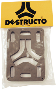 Destructo 1/8" Skateboard Risers Set (2 Units)