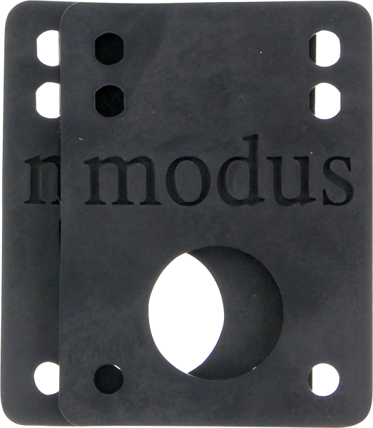 Modus Riser Pad Set 1/8" Black  | Universo Extremo Boards Skate & Surf