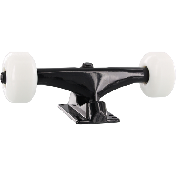 Essentials Assembly 5.25 Black W/White 53mm Skateboard Trucks (Set of 2)