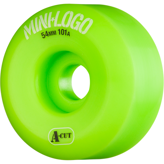 Mini Logo A-Cut 54mm 101a Green  Skateboard Wheels (Set of 4)