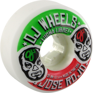 OJ Wheels Rojo Lucha Libre 52mm 101a Skateboard Wheels (Set of 4) | Universo Extremo Boards Skate & Surf