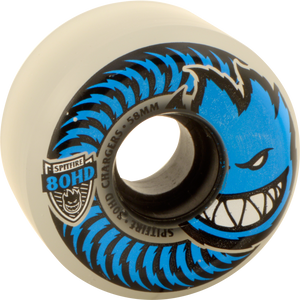 Spitfire 80hd Charger Conical 58mm Clear/Blue Skateboard Wheels (Set of 4) | Universo Extremo Boards Skate & Surf