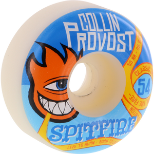 Spitfire Provost Sect Bighead Skateboard Wheels - 54mm White (Set of 4)  - Universo Extremo Boards