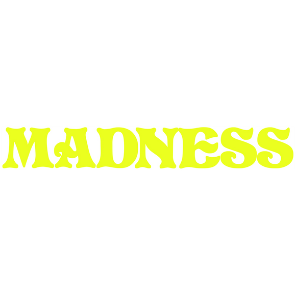 Madness Logo Decal Single Yellow