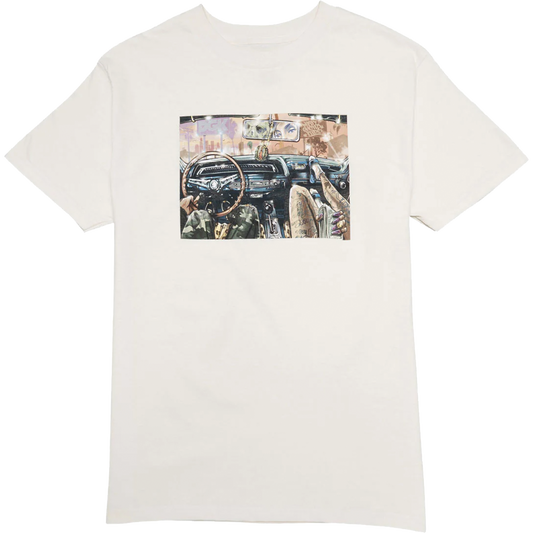 DGK Boulevard Kings T-Shirt - Size: SMALL Cream