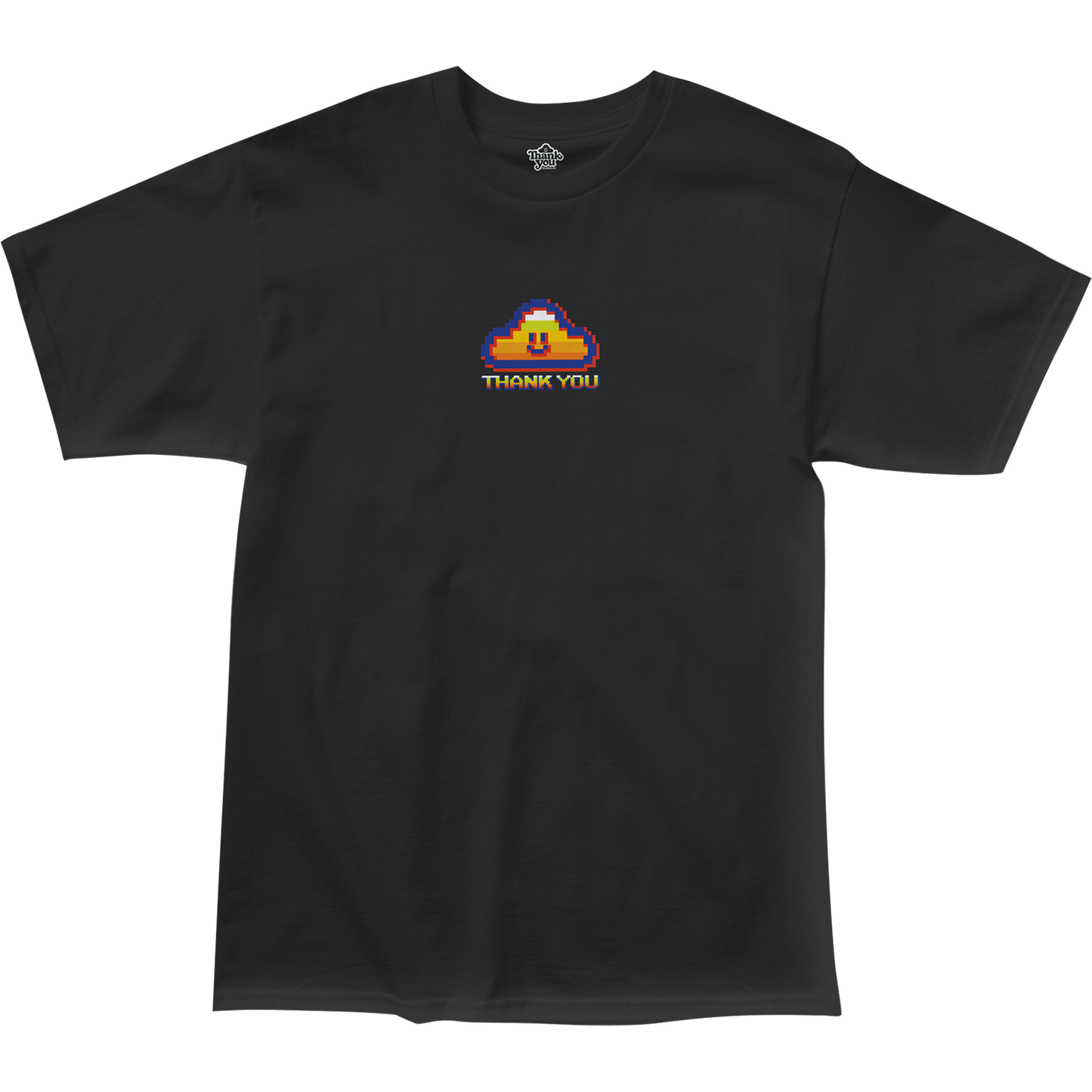 Thank You Game Cloud T-Shirt - Size: X-LARGE Black