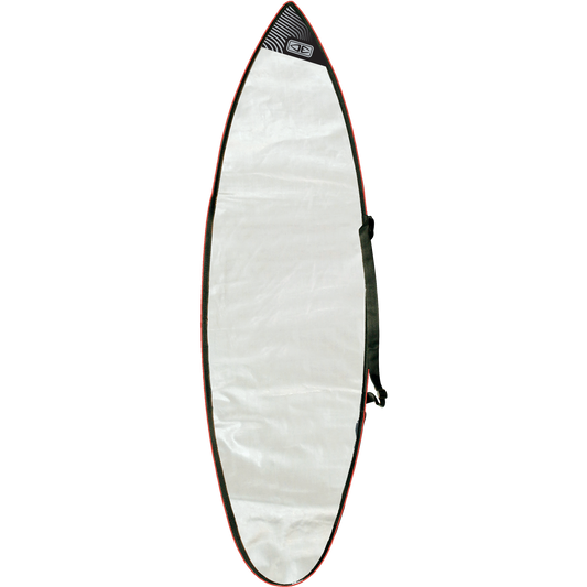 O&E Ocean & Earth Barry Gusset Compact Shortboard Cover 5'8" Silver