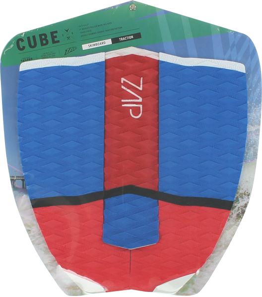 Zap Cube Tail Pad Red/White/Blue | Universo Extremo Boards Surf & Skate