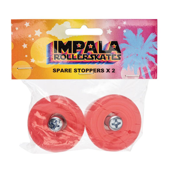 Impala Skate Spare Stoppers 2 Units Red
