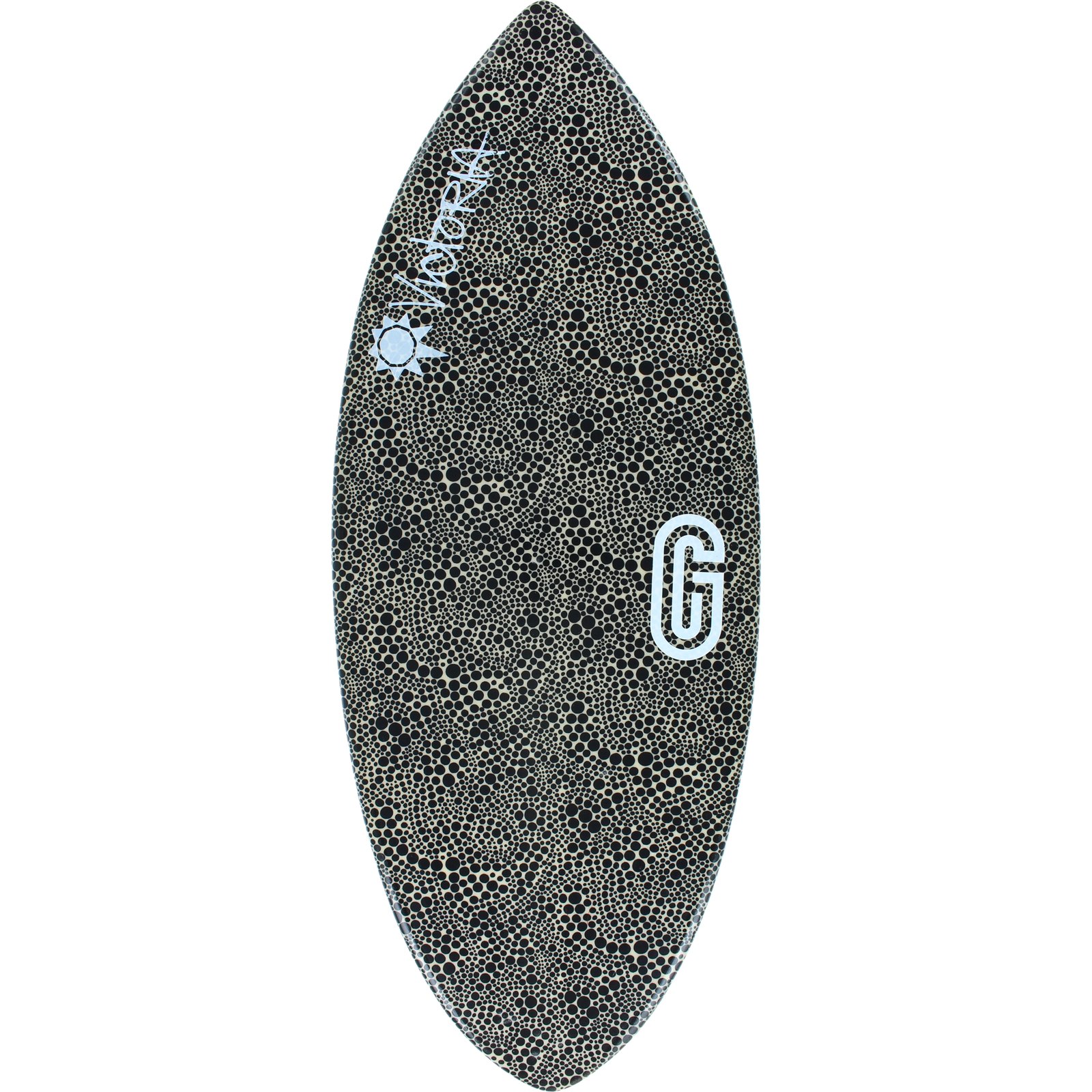 Victoria Grommet Skimboard - SMALL 46x18 - Raven  | Universo Extremo Boards Surf & Skate