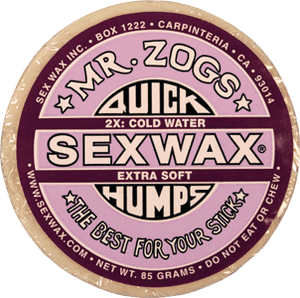 Mr. Zogs Quick Humps Sex Wax 2X Purple - Extra Soft -  Single Bar