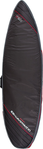 Ocean and Earth Aircon Shortboard Cover 7'4" Black/Red