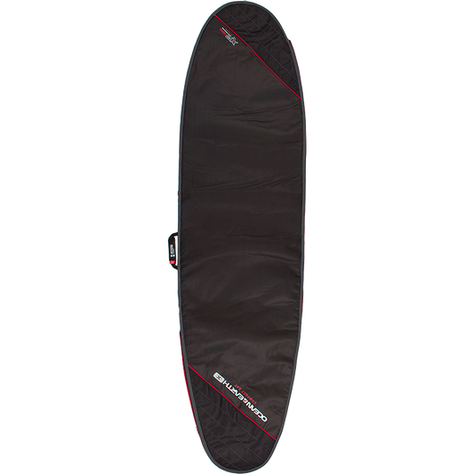 Ocean and Earth - Compact Day Longboard Cover 8'6" - Black/Red
