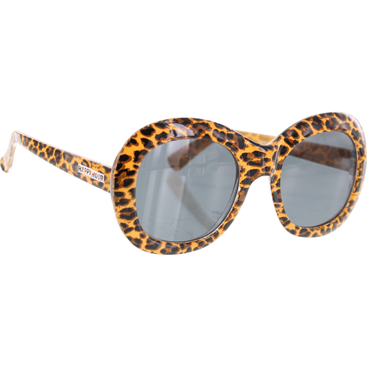 Happy Hour Bikini Beach Delfino Leopard Sunglasses