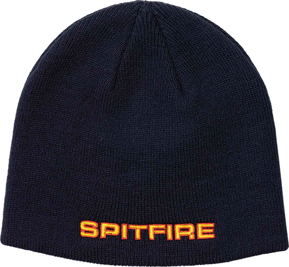 Spitfire Classic 87 Skully BEANIE Navy/Gold/Red