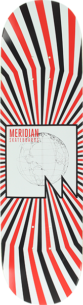 Meridian World Broadcast Skateboard Deck -8.0 DECK ONLY