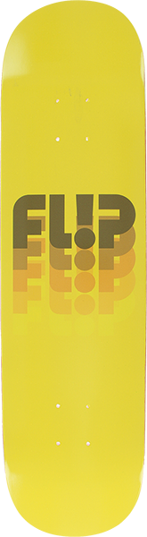 Flip Odyssey Fade Fullnose Skateboard Deck -8.0 Yellow DECK ONLY